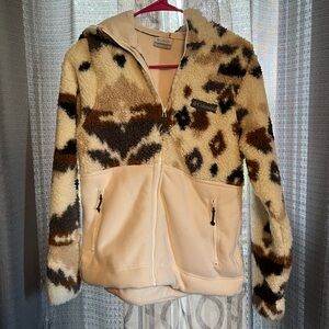 Fuzzy Columbia Zip Up